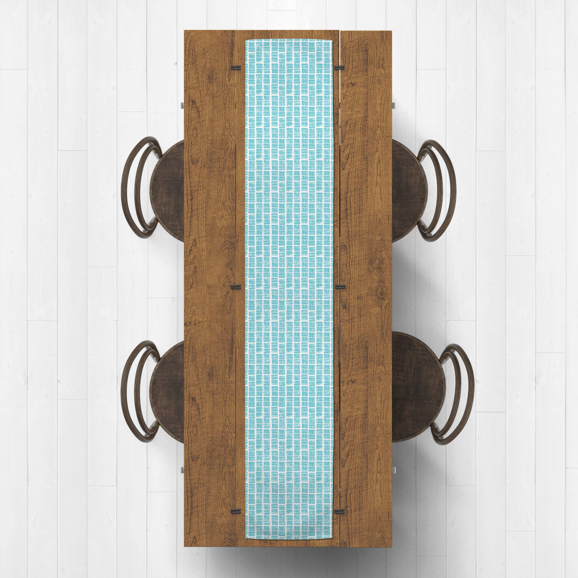 Blue Swatches Table Runner